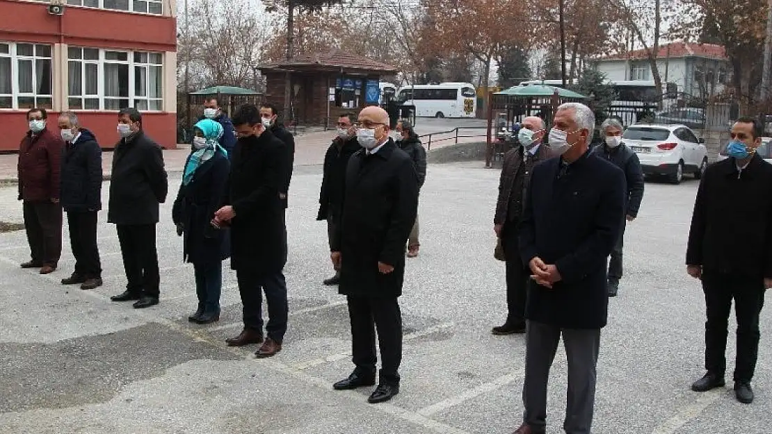 Konya'daki okul bahçelerinde İstiklal Marşı okundu