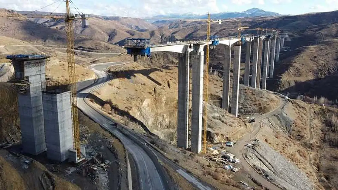 Konya ile Antalya'yı birbirine bağlayacak Eğiste Viyadüğü'nde son durum