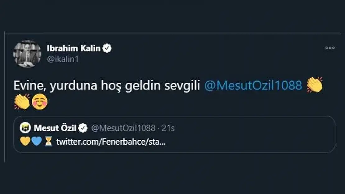 Türkiye dört gözle Mesut Özil'i bekliyor! Son mesaj İbrahim Kalın'dan