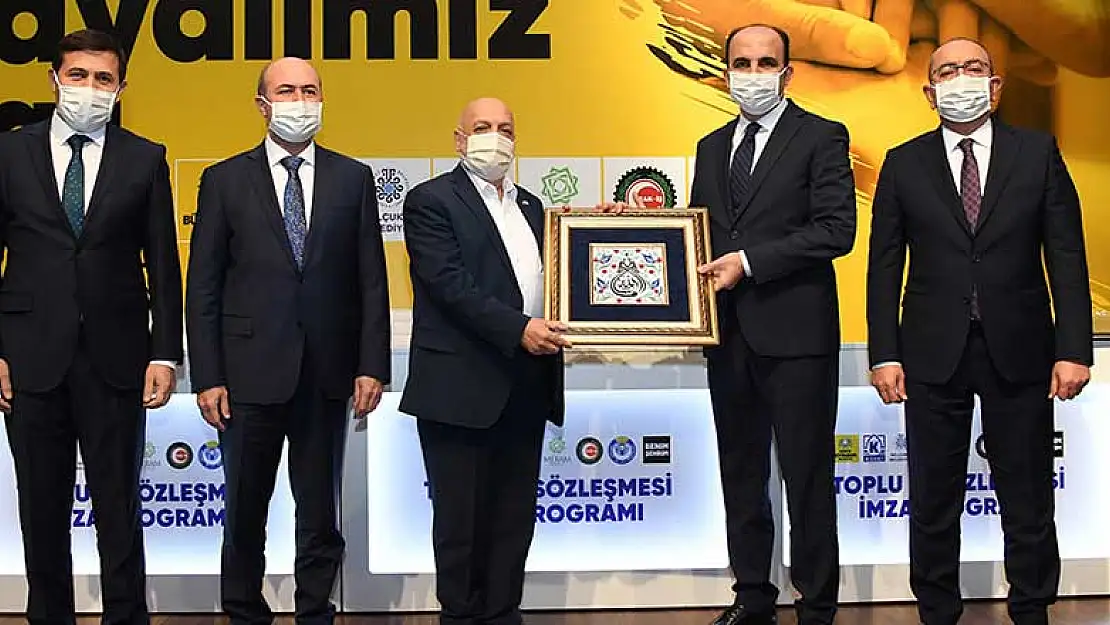 Konya'da belediye işçileri için toplu iş sözleşmesi imzalandı