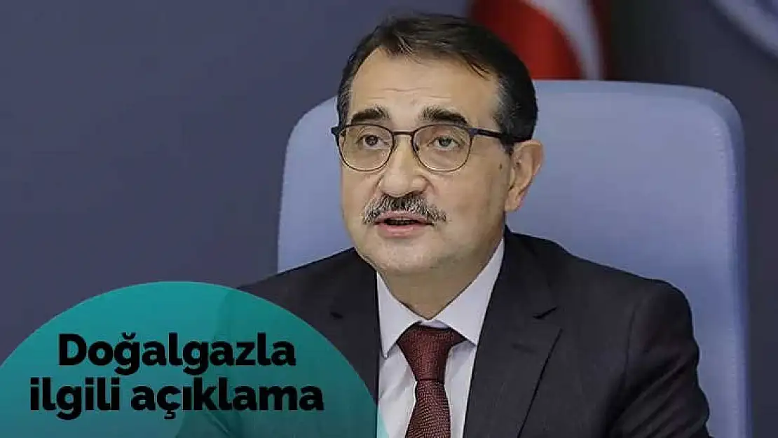 Türkiye'de doğalgazla ilgili yeni açıklama