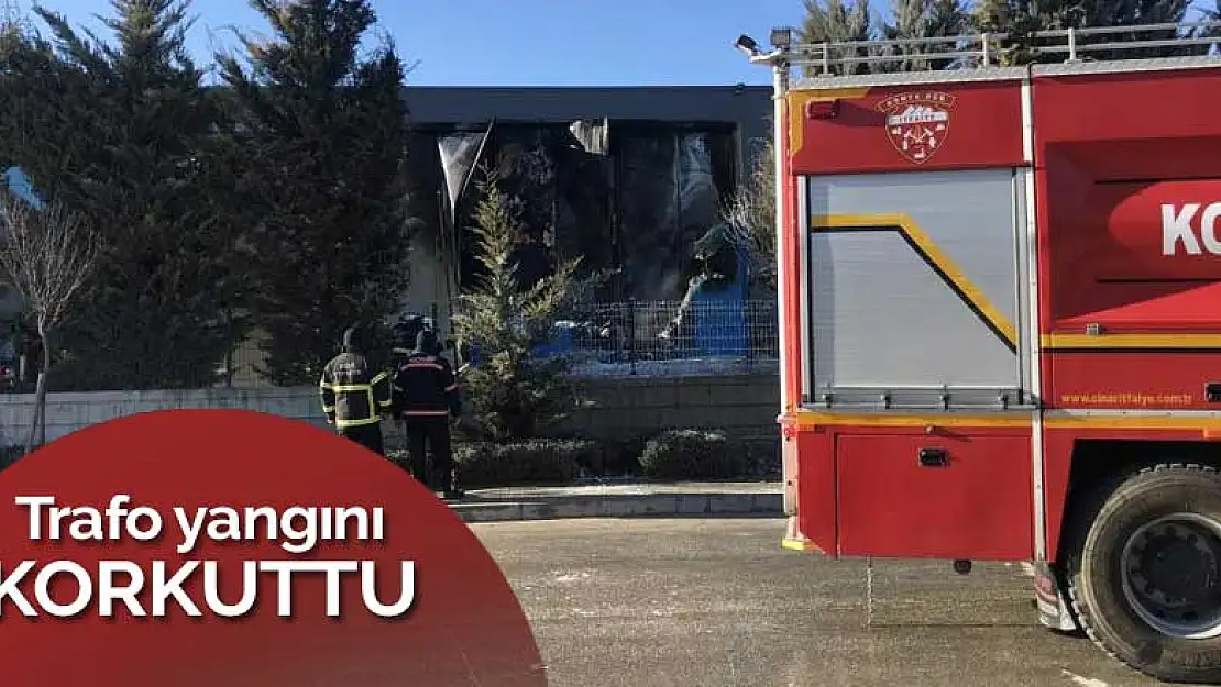 Konya'da otomotiv fabrikasında trafo yangını! Alevi işçiler fark etti