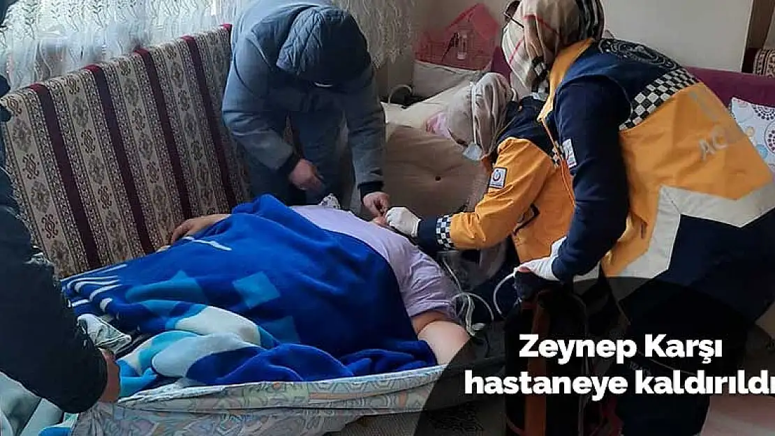 Konya'da 2 ayda 380 kiloya ulaşan Zeynep Karşı hastaneye kaldırıldı