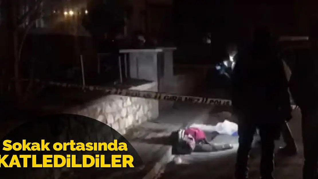 Konya'da evlerine giden karı koca sokak ortasında katledildi