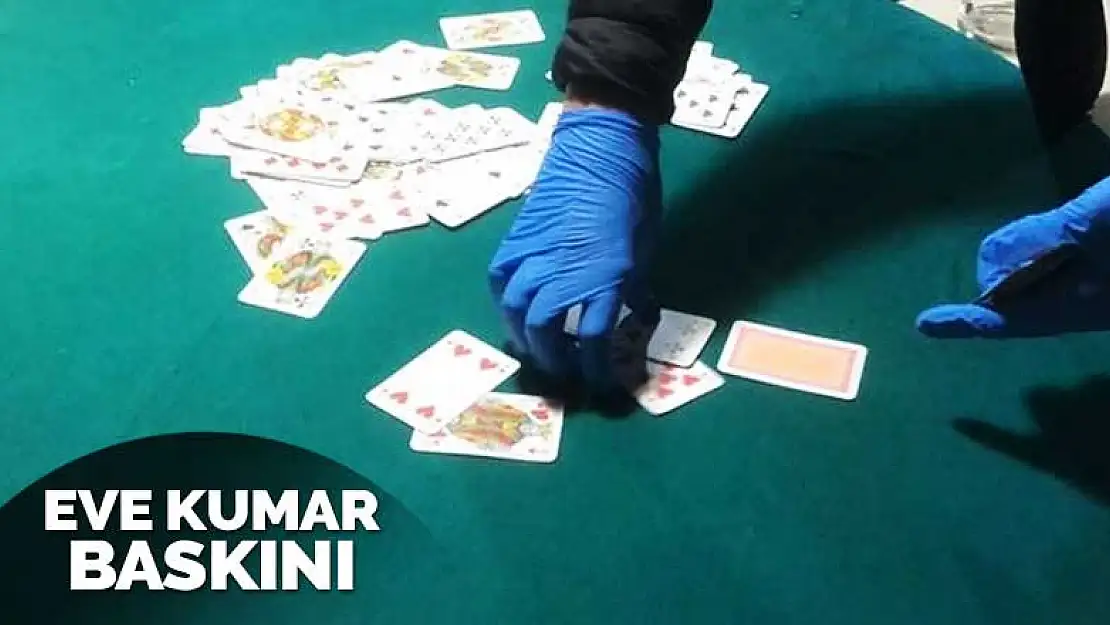 Konya'da bir evde toplanıp kumar oynayan 6 kişiye ceza kesildi