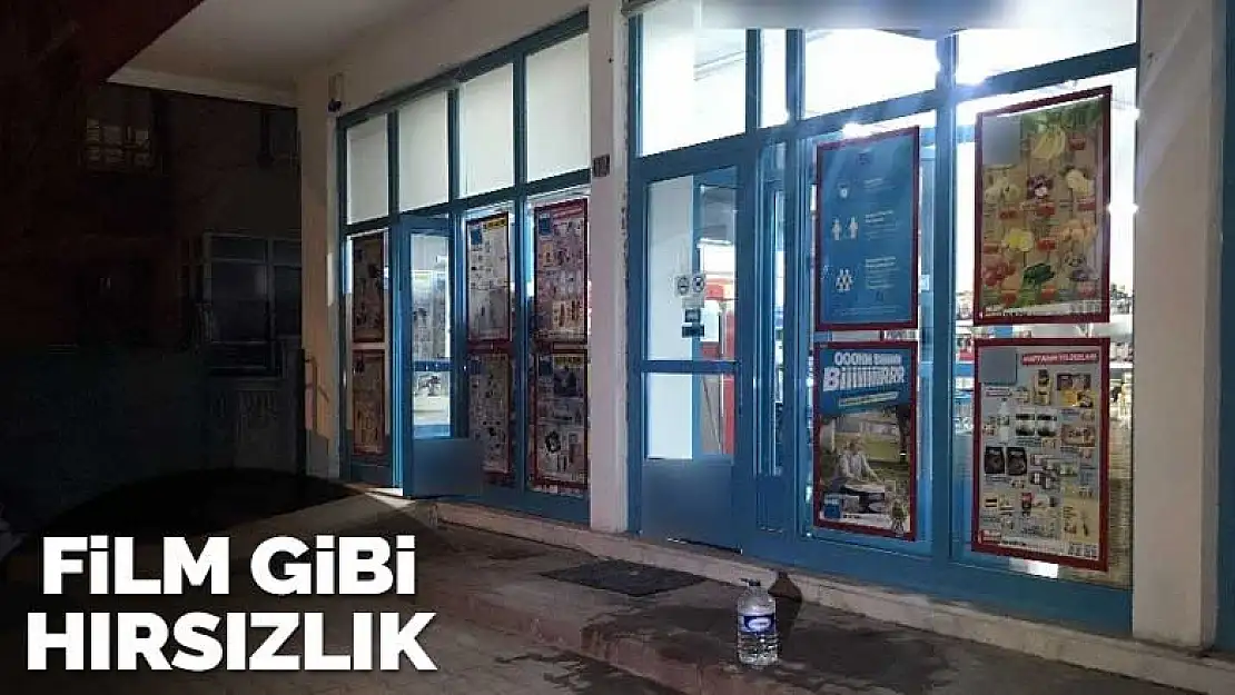 Konya'da biber gazıyla market soyan uyanık hırsızlar kamera kayıtlarını da alıp kaçtı