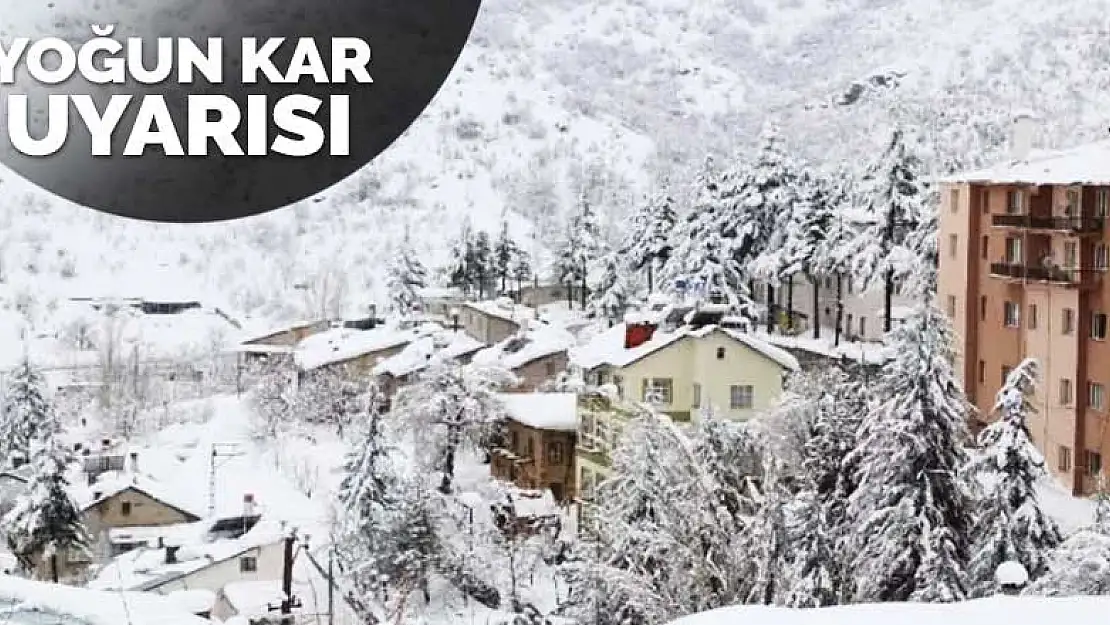 Meteorolojiden Konya'nın 14 ilçesine yoğun kar uyarısı geldi