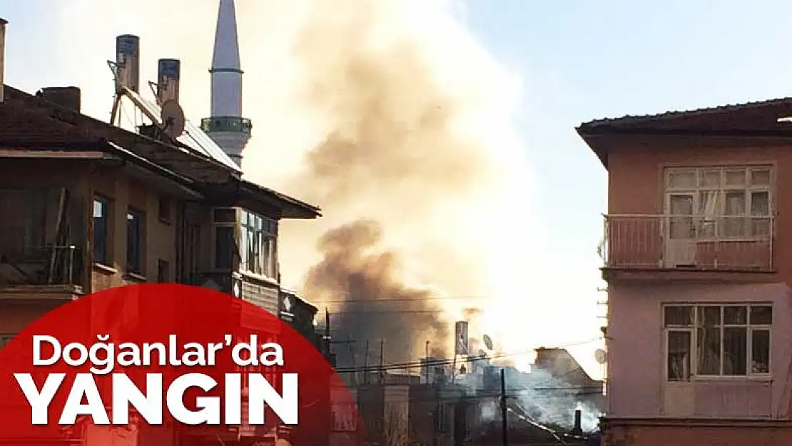 Konya Doğanlar Mahallesi'nde yangın