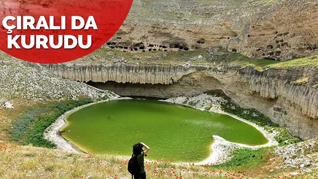 Kuraklık ve bilinçsiz sulama Çıralı Obruğu'nu da kuruttu! Ziyaretçiler son halini görünce şok oldu