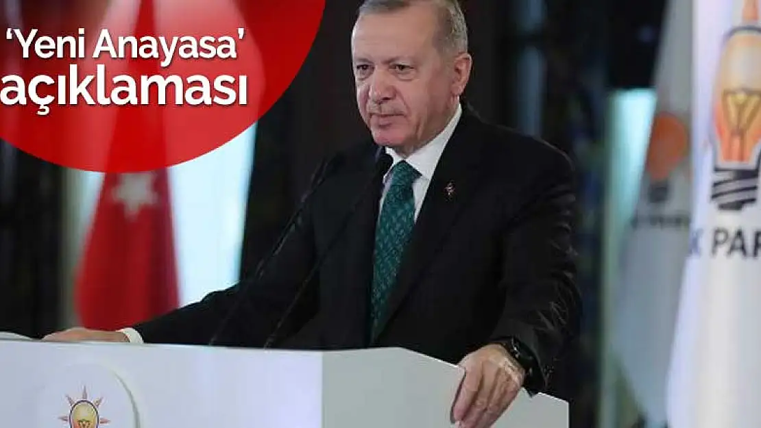 Cumhurbaşkanı Erdoğan'dan 'Yeni Anayasa' açıklaması