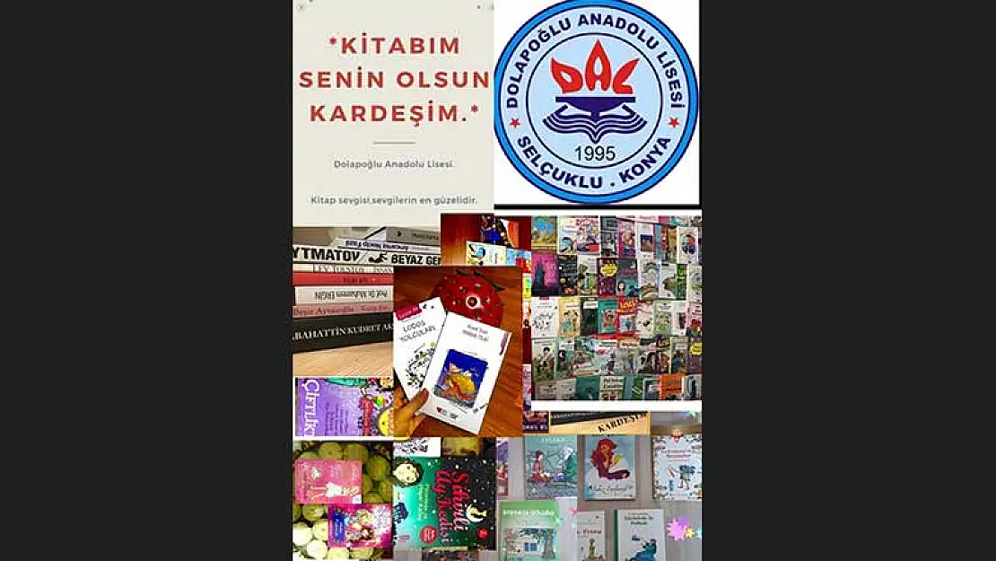 Dolapoğlu Anadolu Lisesi'nin kitap projesi devam ediyor