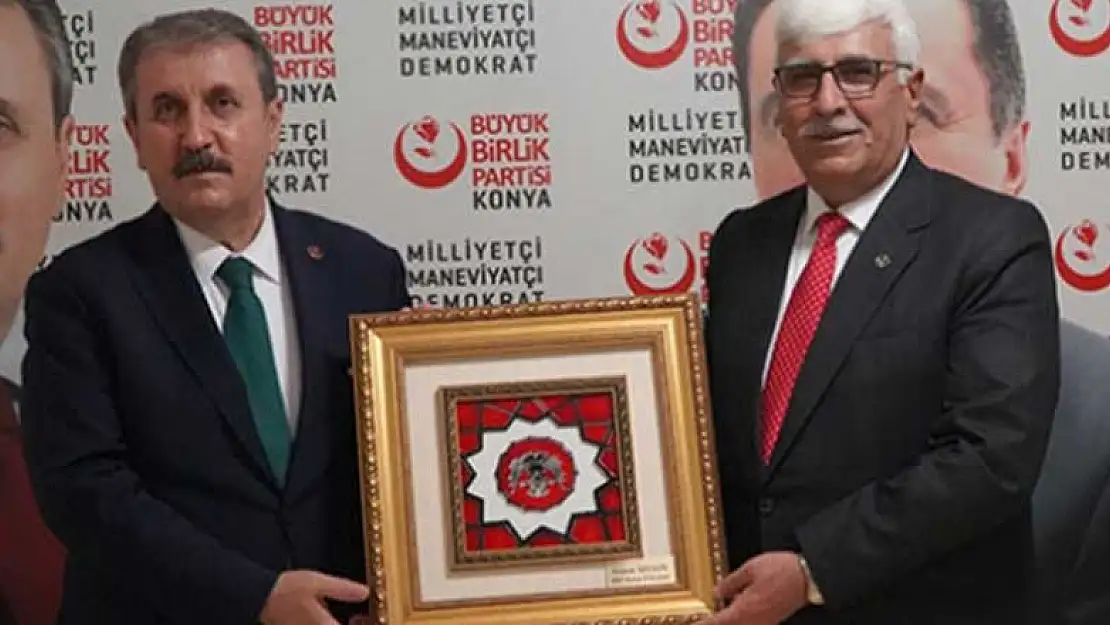 Mustafa Destici'den Konya İl Başkanlığına ziyaret