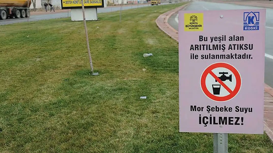 Konya'nın yeraltı su kaynaklarını Mor Şebeke koruyor