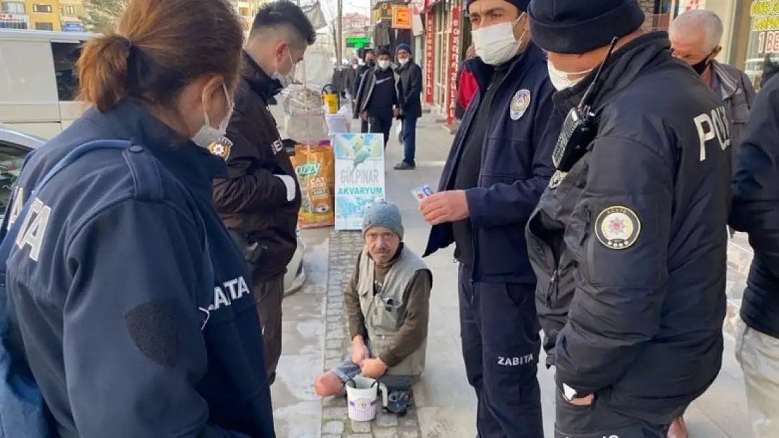 Konya'nın Seydişehir ilçesini ablukaya alan dilencilere operasyon