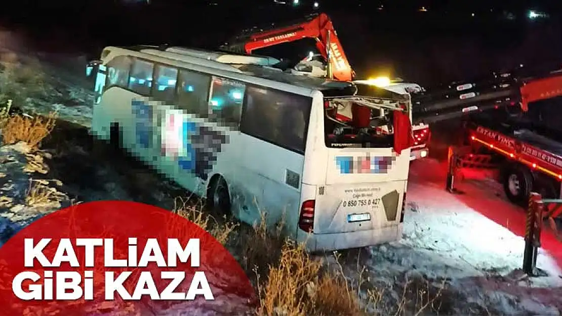 Kar yağdı Konya'da yollar kan gölü! 5 kişi yaşamını yitirdi