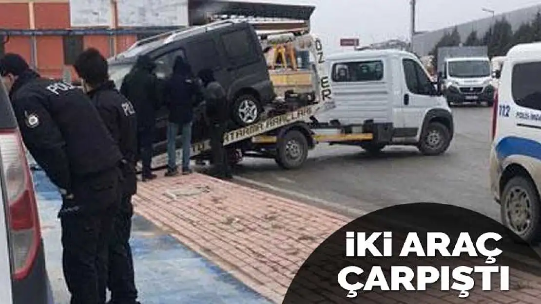 Konya merkezde iki araç çarpıştı: 1 yaralı