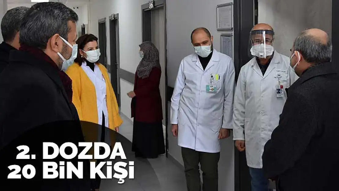 Konya 2'nci doz aşılamada 20 bin rakamına ulaştı