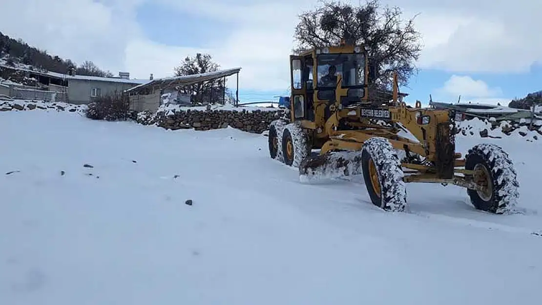 Konya'nın karla kapanan yayla yolları ulaşıma açıldı