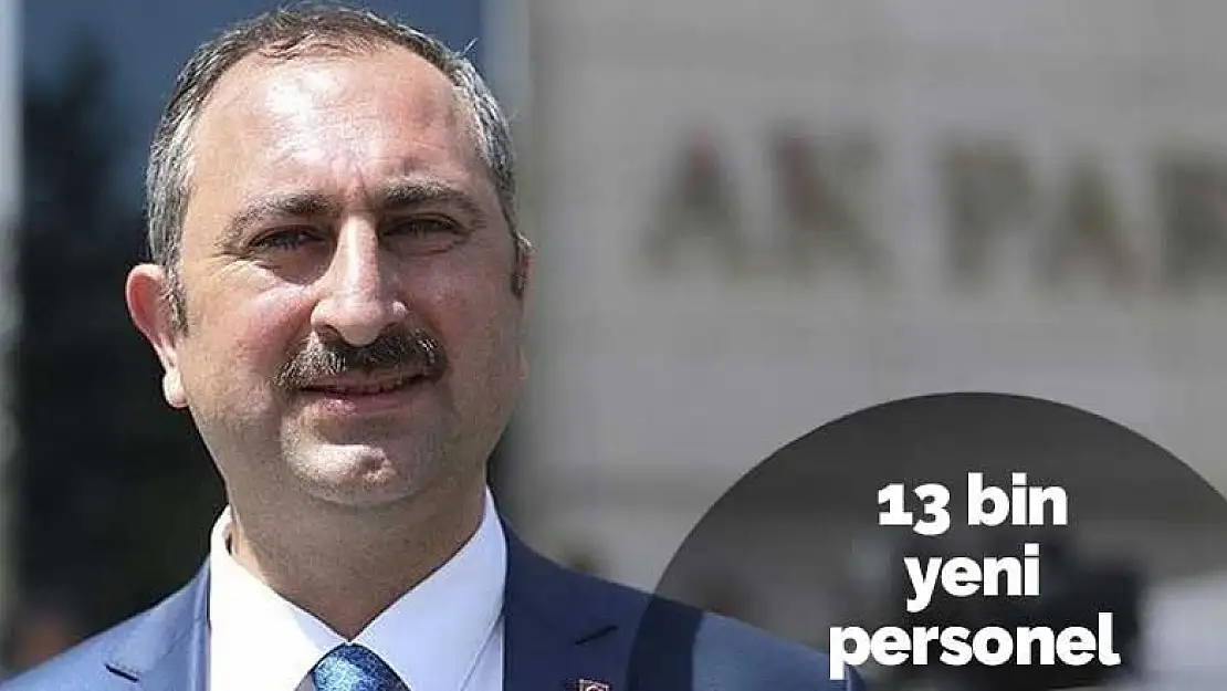 Adalet Bakanlığı'na 13 bin 202 personel alınacak