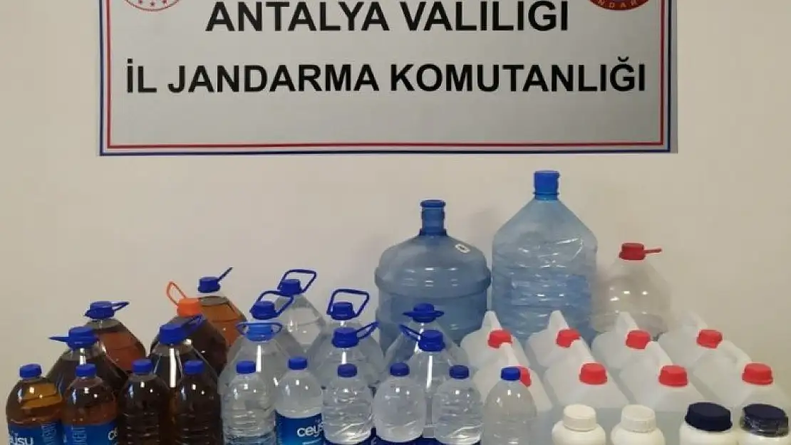 Tatil sezonu öncesi Antalya'da zehir imalathanelerine şok baskın