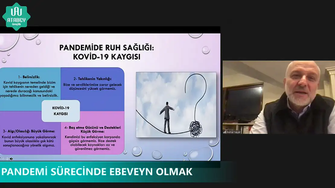 Konya'da 'Pandemi Sürecinde Ebeveyn Olmak' konulu konferans verildi