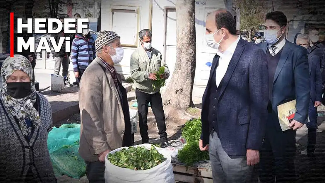 Hedef Mavi sloganıyla çalışma başlatılan Konya'da Başkan Altay da sahaya indi