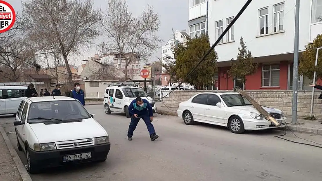 Konya'da kaza ucuz atlatıldı