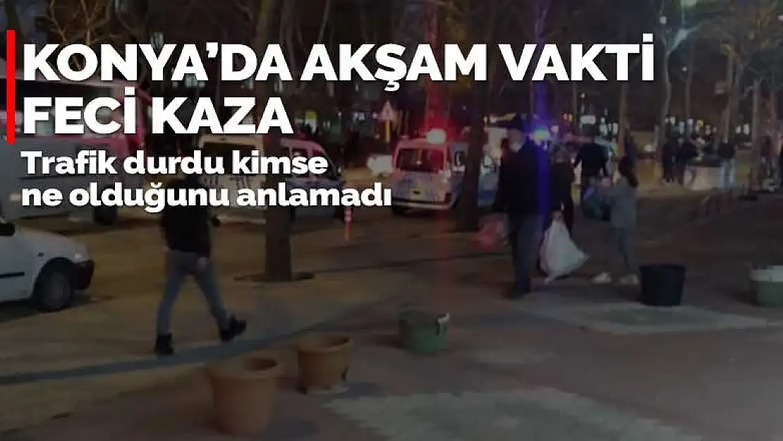 Ahmet Özcan Caddesi'nde feci kaza!