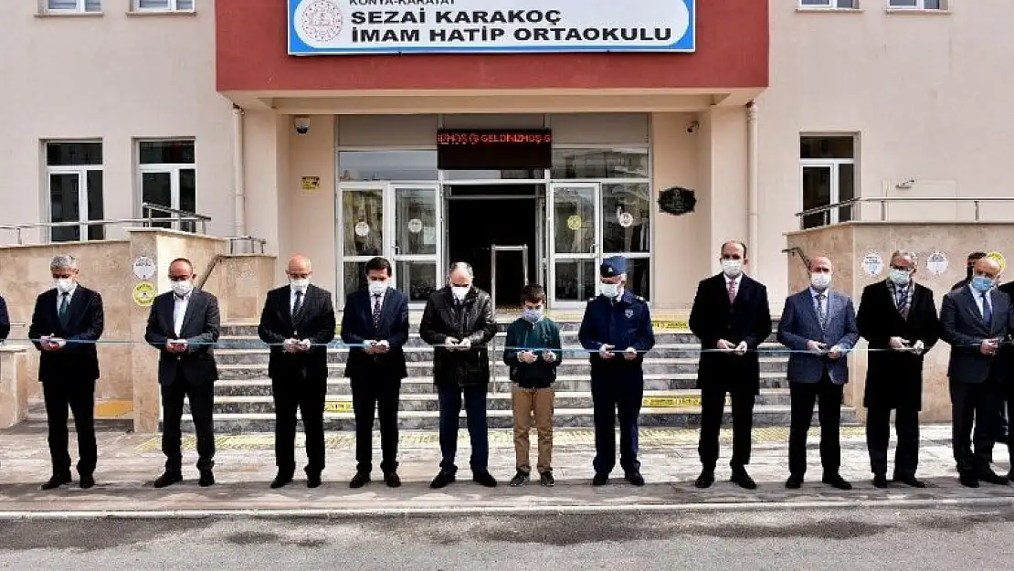 Konya'da Karatay Belediyesi'nin yaptırdığı okul açıldı