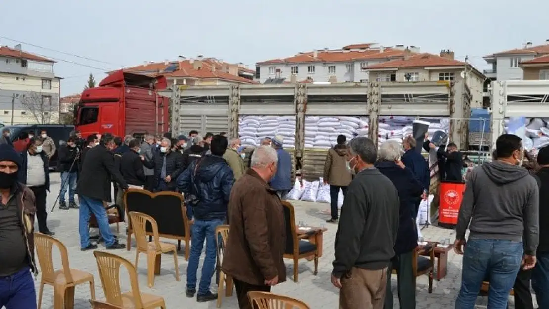 Konya'da çiftçilere 107 ton mercimek tohumu dağıtıldı