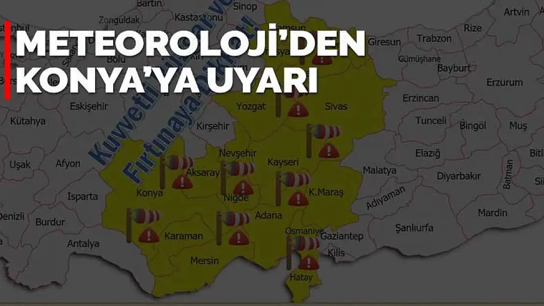 Meteoroloji'den Konya'ya son dakika uyarısı geldi! O saatlere dikkat!