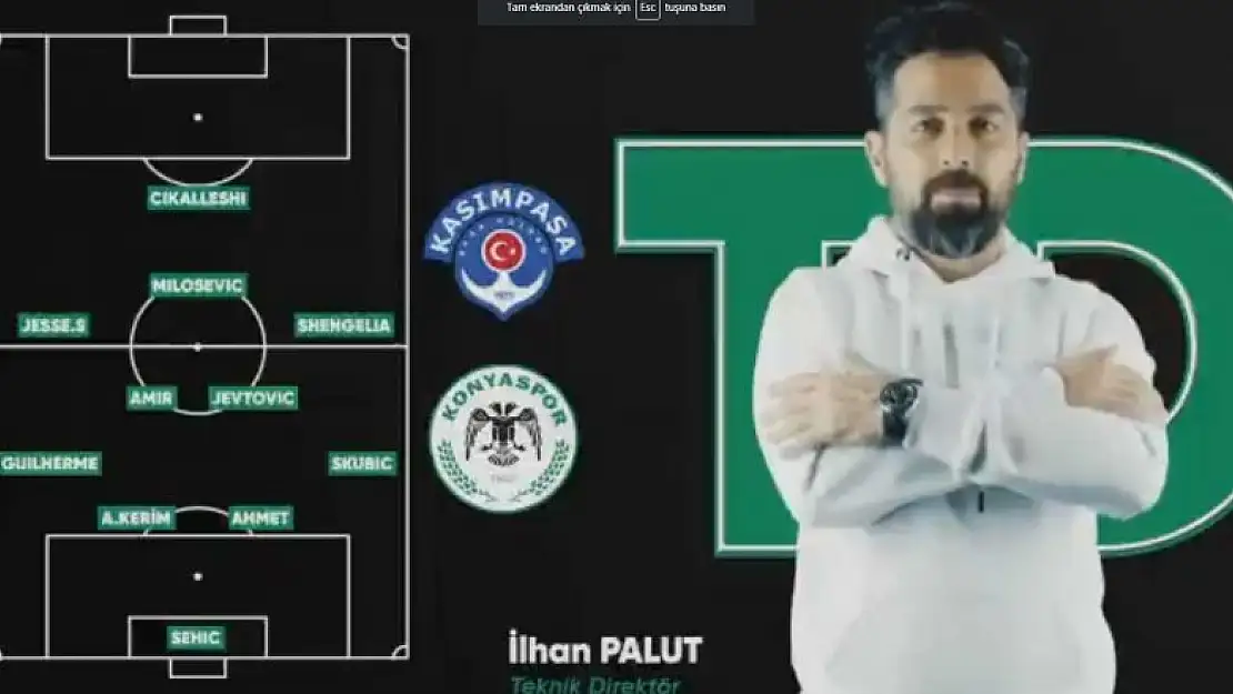 Konyaspor'un Kasımpaşa karşısında 11'i belli oldu