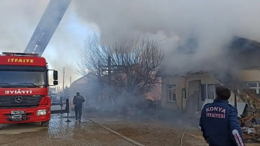 Erken müdahale evi yanmaktan kurtardı