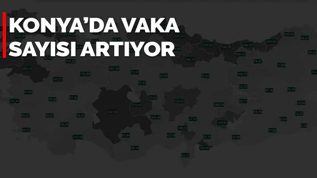 Konya'nın 13-19 Mart 2021 vaka sayıları açıklandı