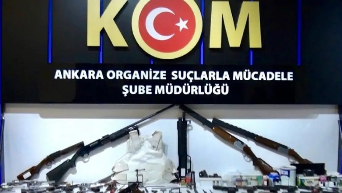 Ankara'da yapılan silah kaçakçılığı operasyonunda 8 kişi gözaltına alındı