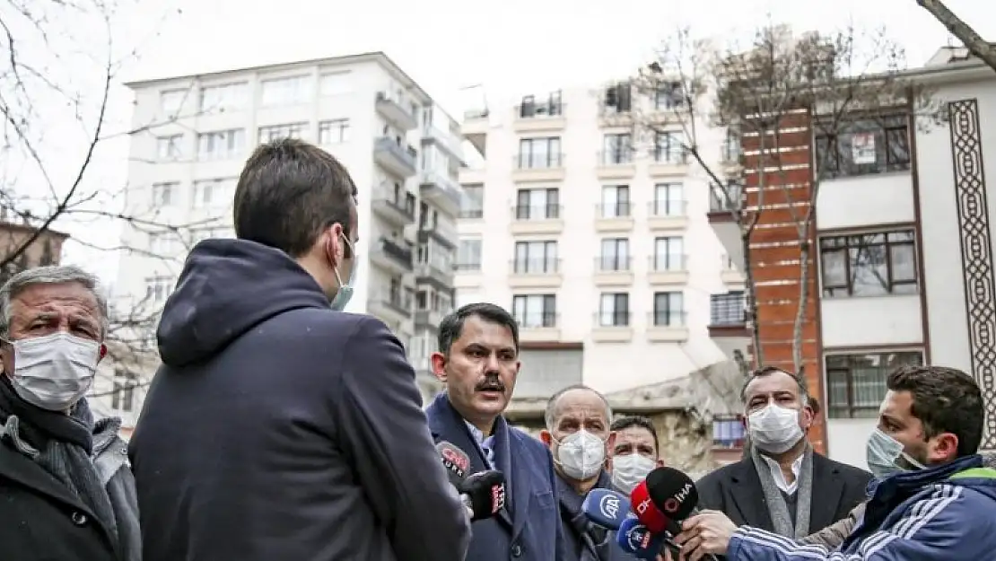 Bakan Kurum'dan Açelya Apartmanı açıklaması! Etrafındaki binalar da risk altında