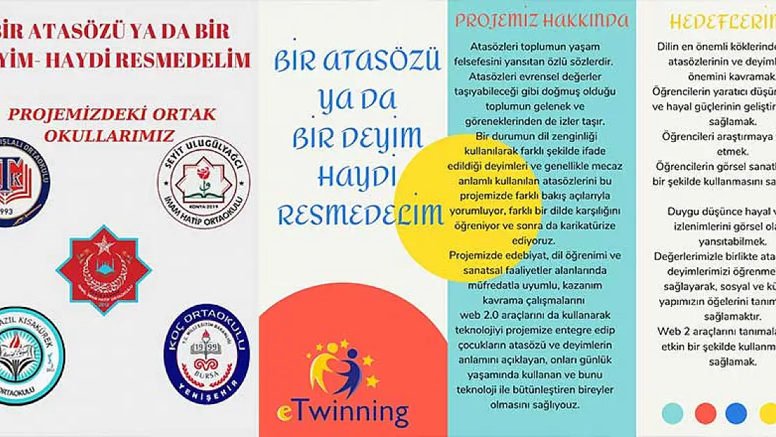 Atasözleri ve deyimler ile ilgili eTwinning projesi başlıyor