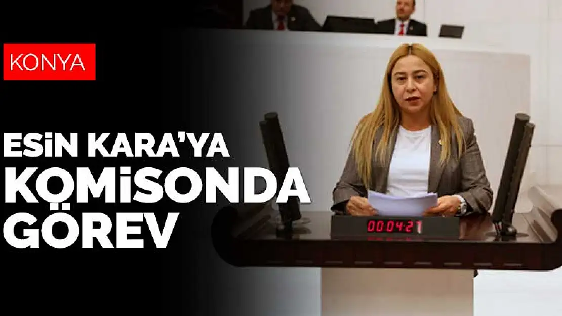 MHP Konya Milletvekili Kara'ya Kadına Yönelik Şiddeti Araştırma Komisyonu'nda görev