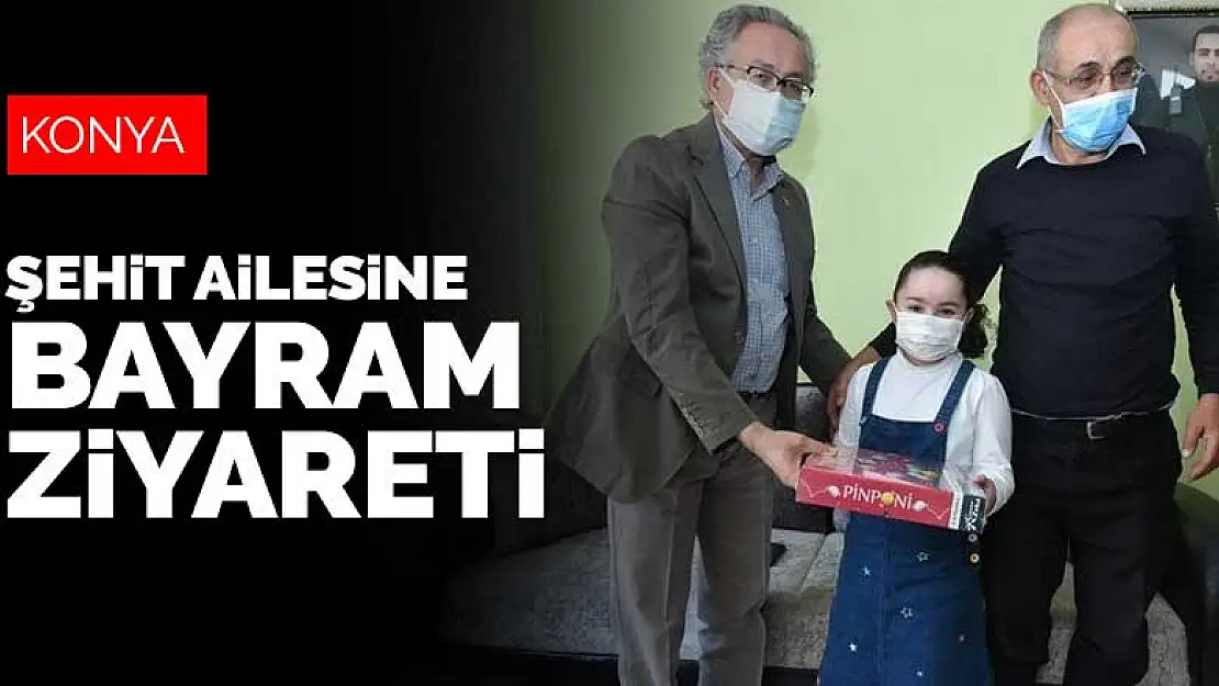 Kaymakam Parlar ve Başkan Kılca şehit ailesiyle bayramlaştı