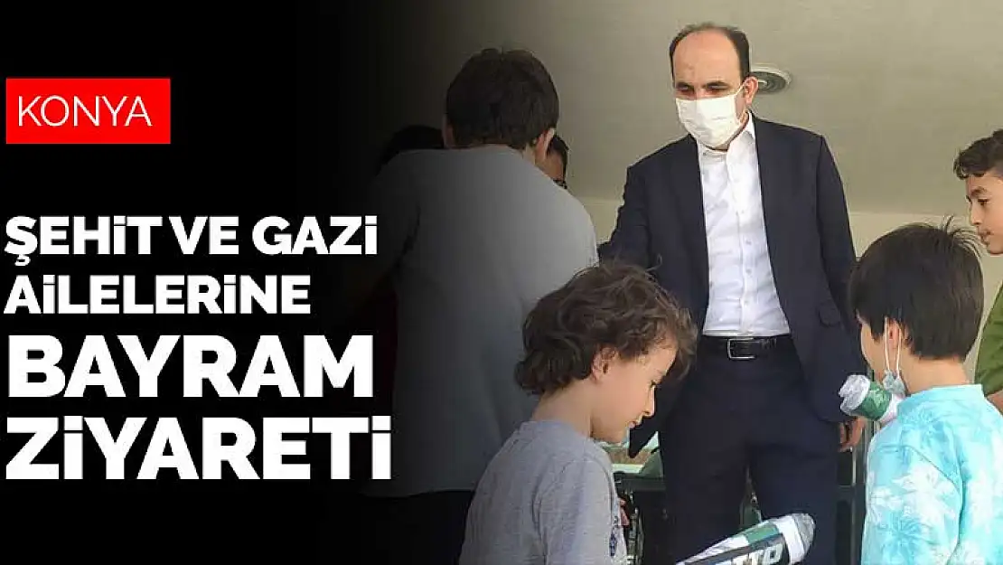 Başkan Altay'dan şehit aileleri ve 15 Temmuz gazisine bayram ziyareti