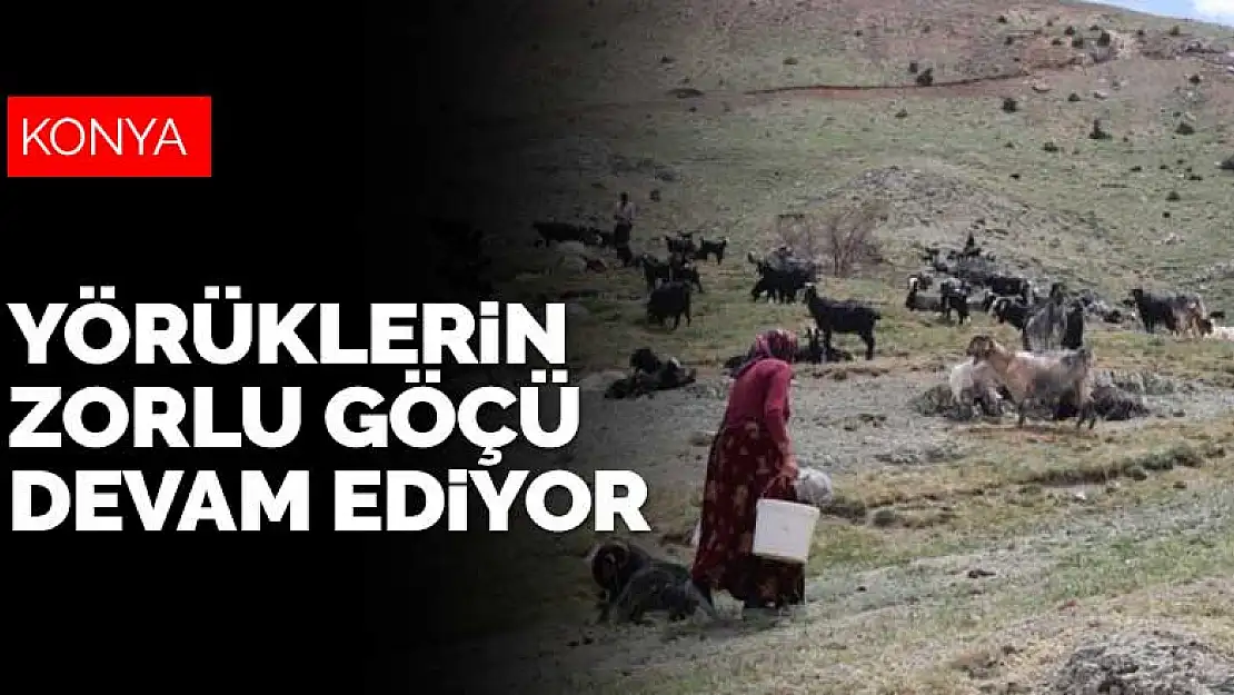 Yörüklerin Karaman ve Konya Toroslarına göçü devam ediyor