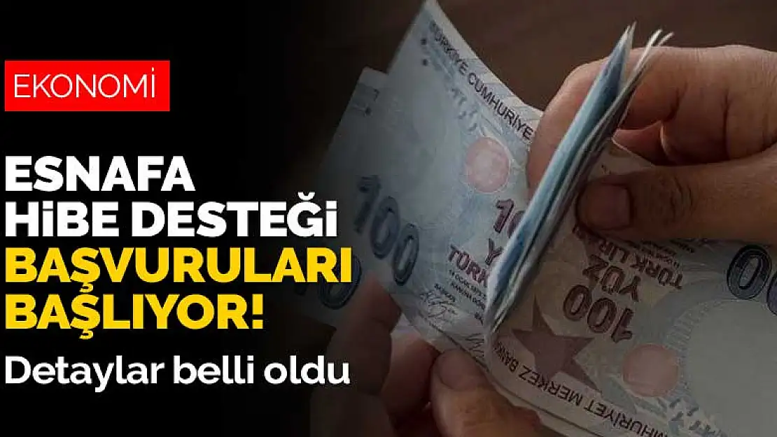 Konya esnafına duyurulur! Hibe desteği başvuruları başlıyor! Detaylar belli oldu