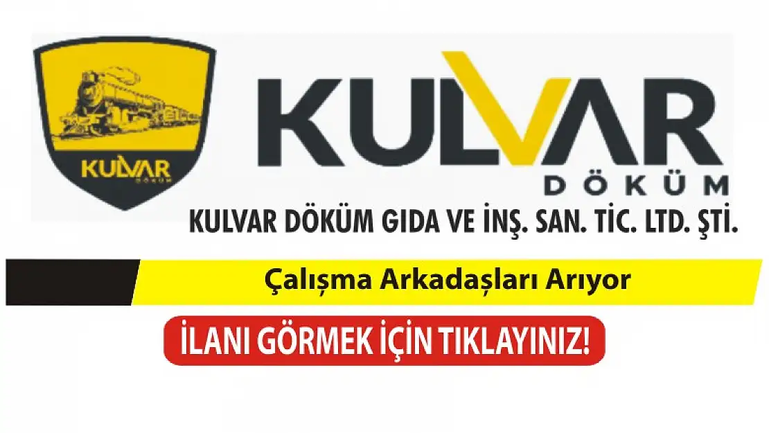 Kulvar Döküm elemanlar arıyor