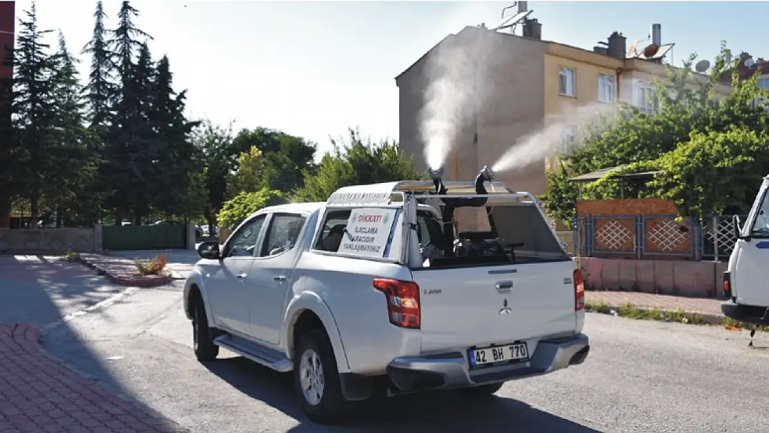 Selçuklu'da haşereyle mücadele çalışmaları