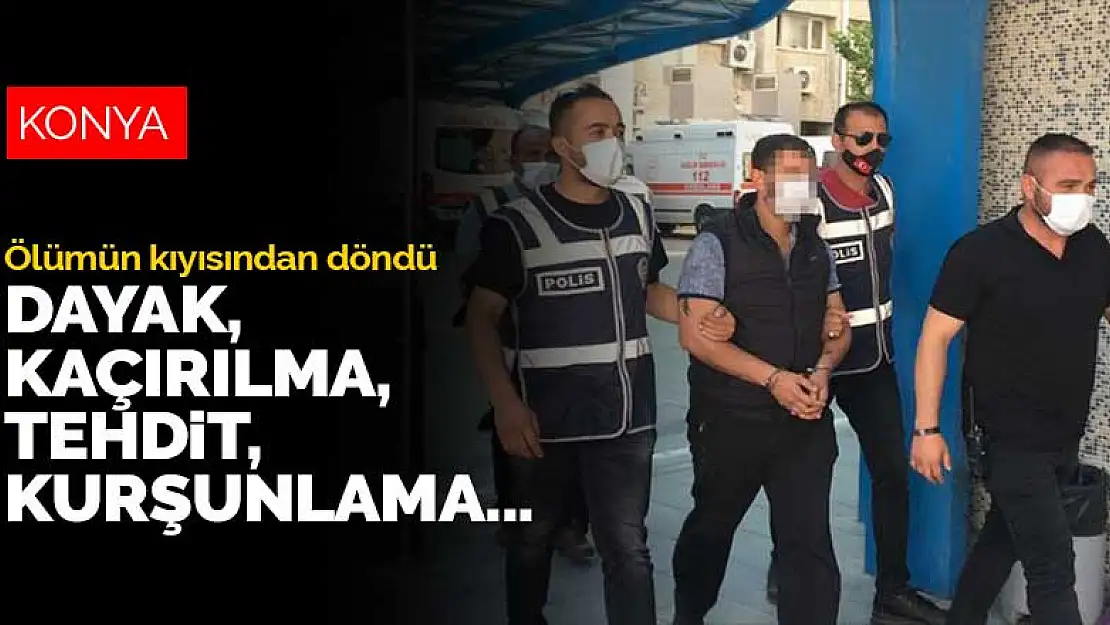 Konya'da gözü dönmüş adam imam nikahlı eşine kabusu yaşattı! Kurşun yağdırıp kaçarken yakalandı