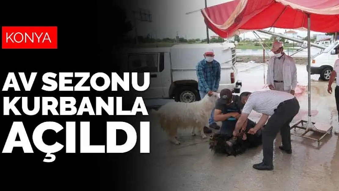 Beyşehir Gölü'nde av sezonu kurbanla açıldı