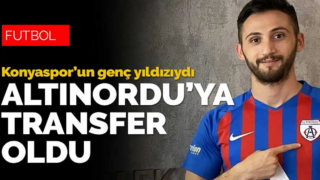 Konyaspor'a da damga vuran gençler arasındaydı! Ali Dere Altınordu'ya transfer oldu