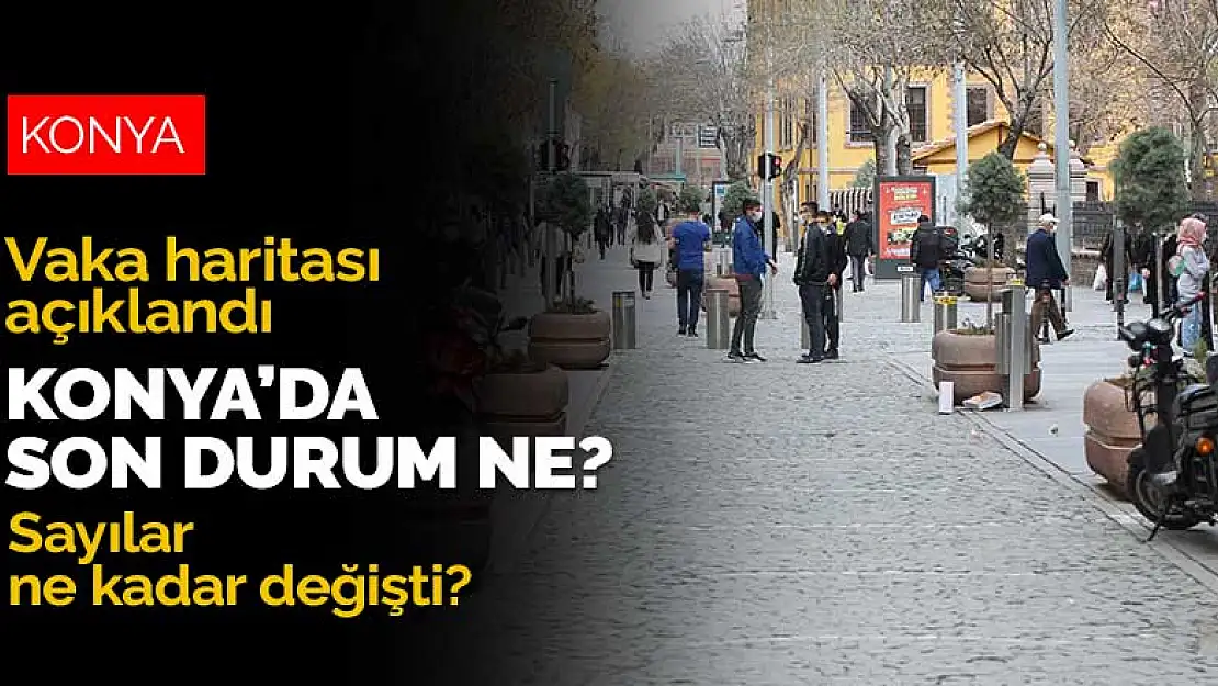 Haftalık vaka haritası açıklandı! Konya'da sayı bir haftada ne kadar değişti?