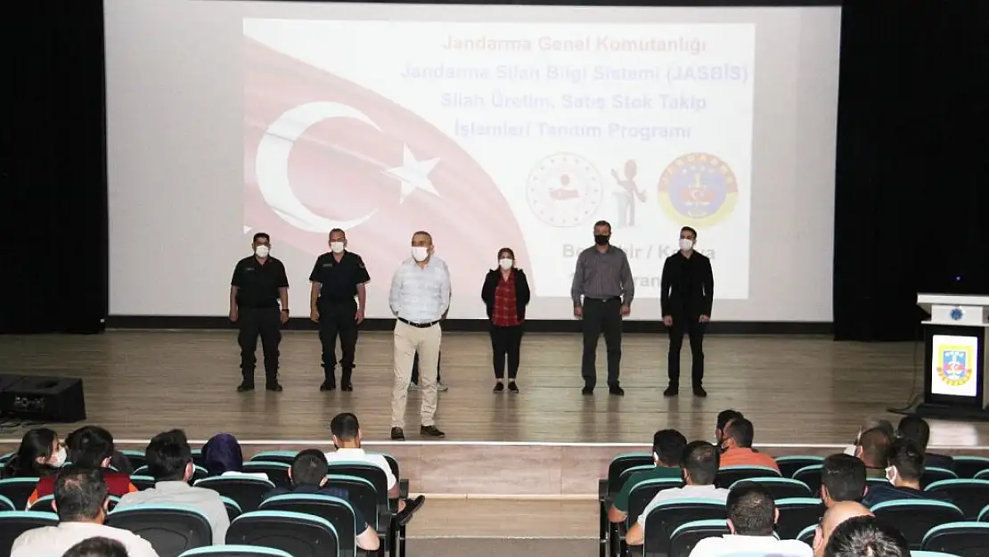 Konya Jandarması silah sahipleri için uygulamayı tanıttı