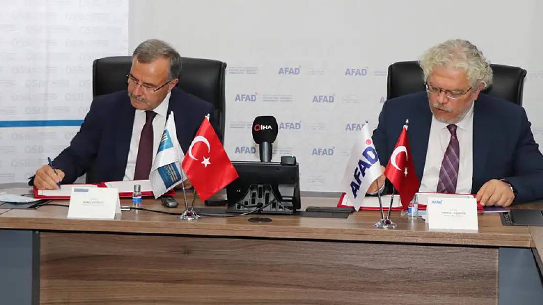 Konya'da OSBÜK-AFAD işbirliği protokolü imzalandı